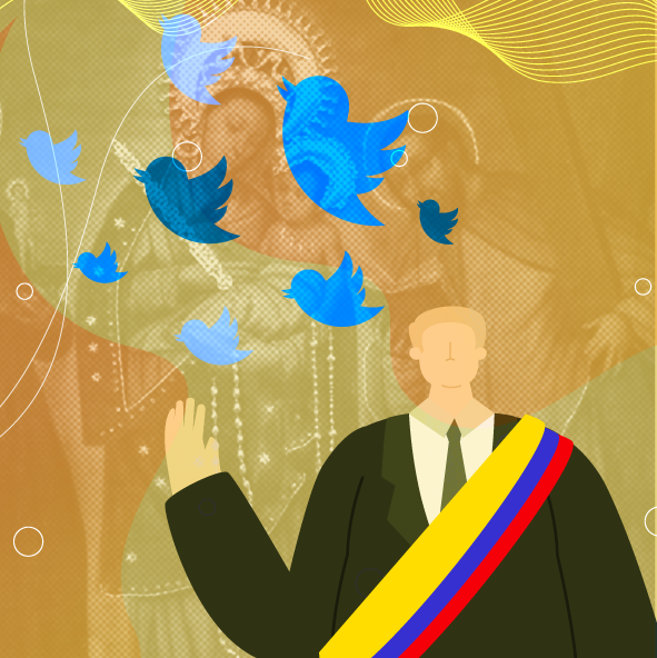 No es que Duque no pueda mencionar a la Virgen en Twitter, es que debe ser neutral