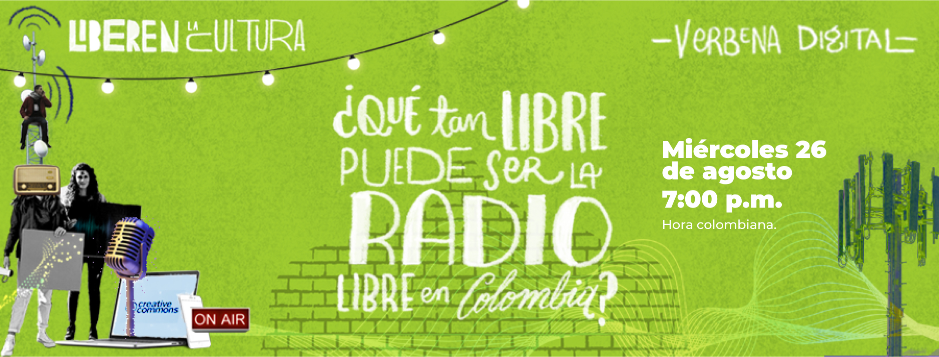 [Evento hoy]: ¿Qué tan libre puede ser la radio libre en Colombia?
