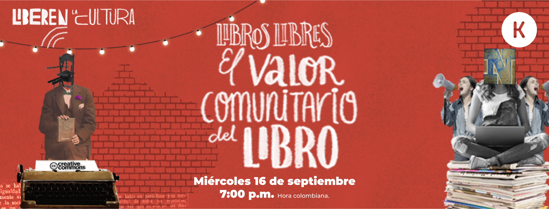 [Evento] Libros libres: El valor comunitario del libro
