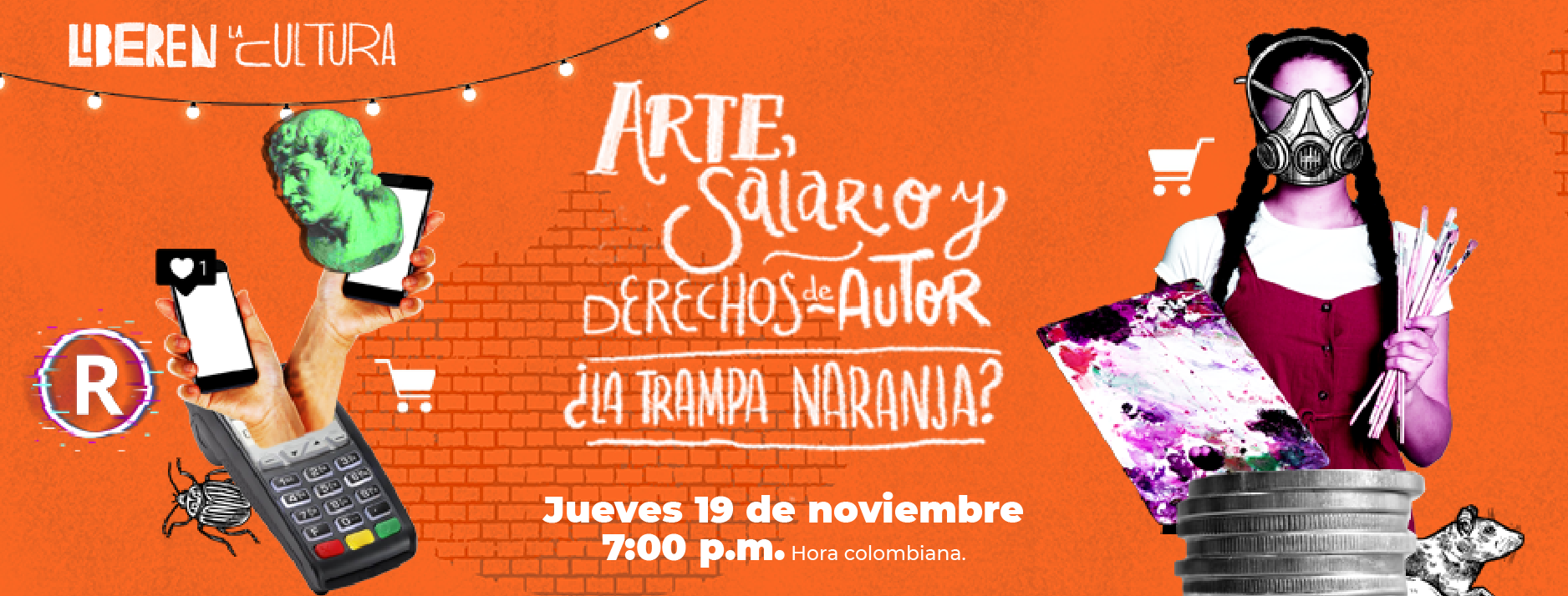 [Evento] Arte, salario y derechos de autor ¿la trampa naranja?