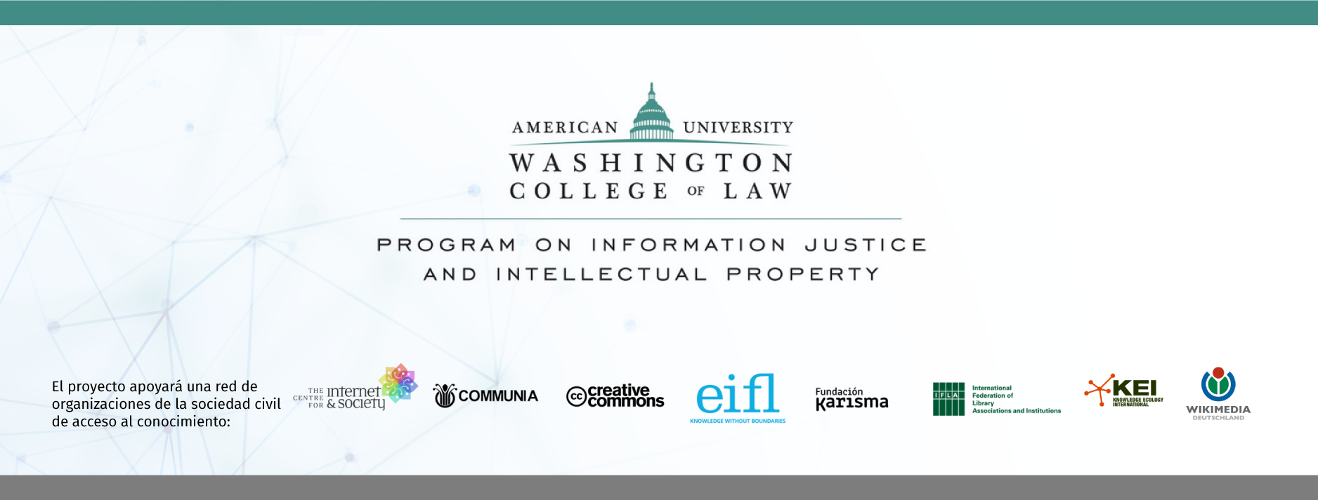 American University recibe subvención de $ 3.8 millones de dólares del Fondo Arcadia para promover el derecho internacional a la investigación en temas de derechos de autor