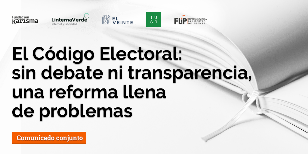 El Código Electoral: sin debate ni transparencia, una reforma llena de problemas