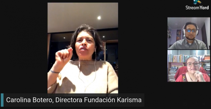 Activística conversatorio, Derechos humanos y Ética en Entornos Digitales